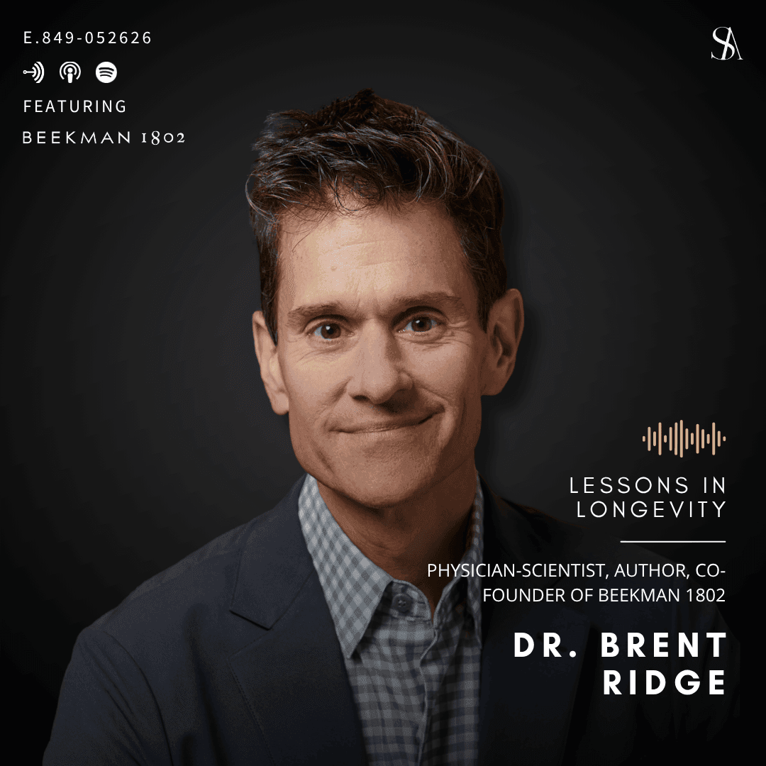 Why Kindness Belongs in the Longevity Conversation with Dr. Brent Ridge of Beekman 1802 - E.849
