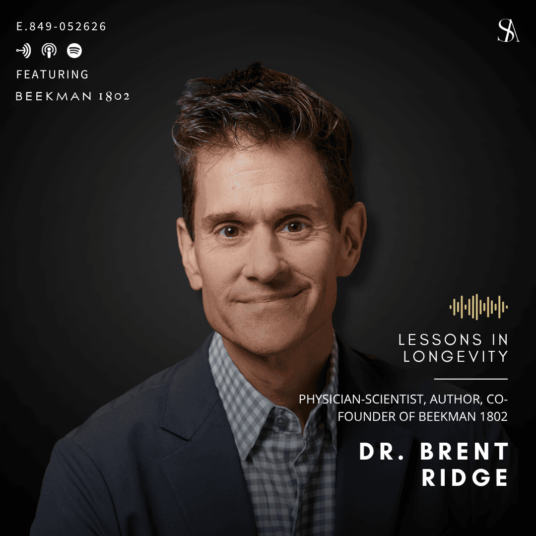 Why Kindness Belongs in the Longevity Conversation with Dr. Brent Ridge of Beekman 1802 - E.849
